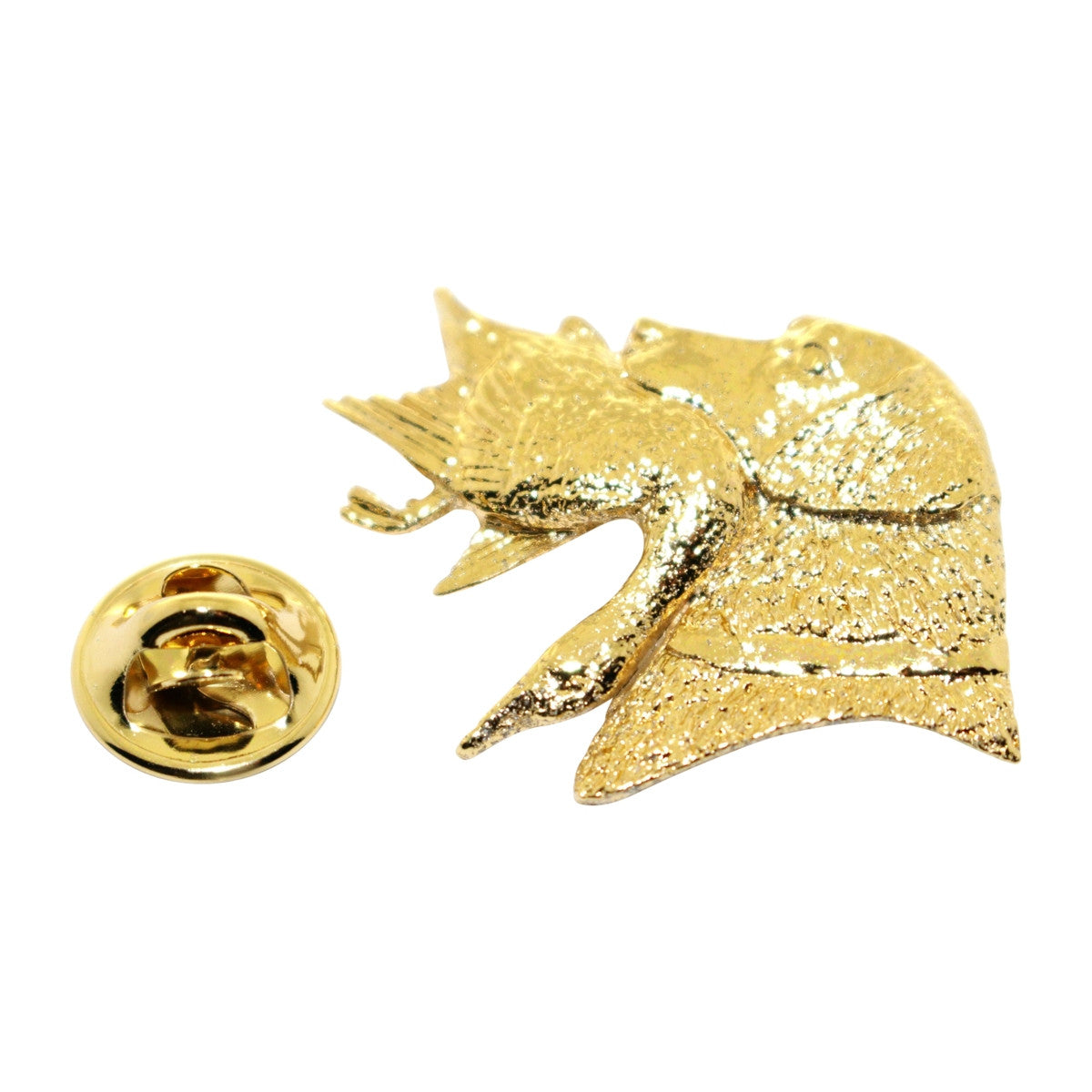 Labrador or Lab With Duck Pin ~ 24K Gold ~ Lapel Pin ~ 24K Gold Lapel Pin ~ Sarah's Treats & Treasures